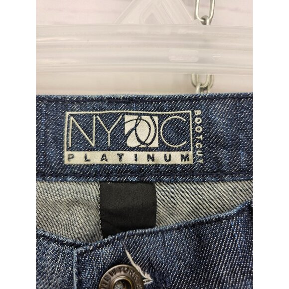 NYC Platinum Bootcut Jeans Women's Size 10 Medium‎ Wash Denim - Picture 7 of 8